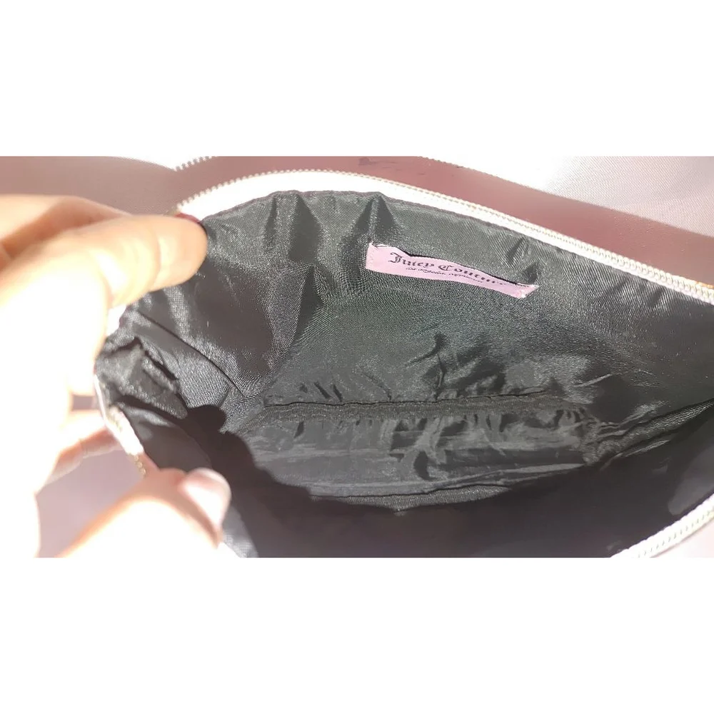 Juicy Couture Velvet Embossed Cosmetic Bag